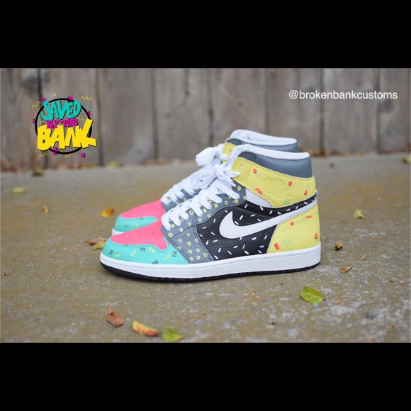 Custom Jordan 1 Saved By the Bell (low or mid) - Picture 3 of 9